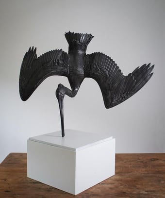 image of bird sculpture