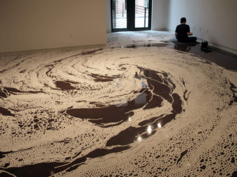 The Fringe: Salt Returns to the Sea in Motoi Yamamoto Installations