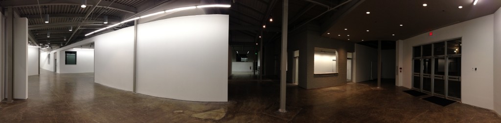 Panoramic view of renovated ACAC lobby and entryway. Photo credit: Stacie Lindner
