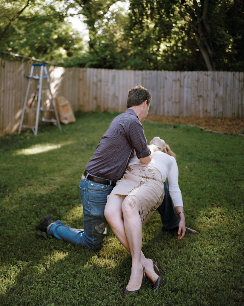 Jill Frank, Romance / Vertigo, 2013. Chromogenic Print, 37 x 30 inches. Image courtesy the gallery.