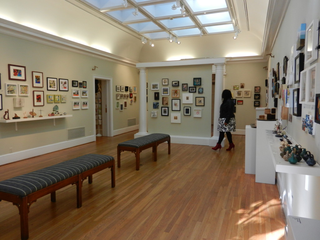 Installation view of Small Things Mean a Lot at the Swan Coach House Gallery. 