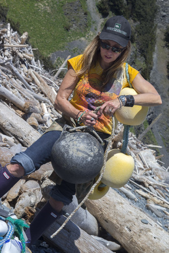 Pam Longobardi on the Gyre expedition to Alaska. 