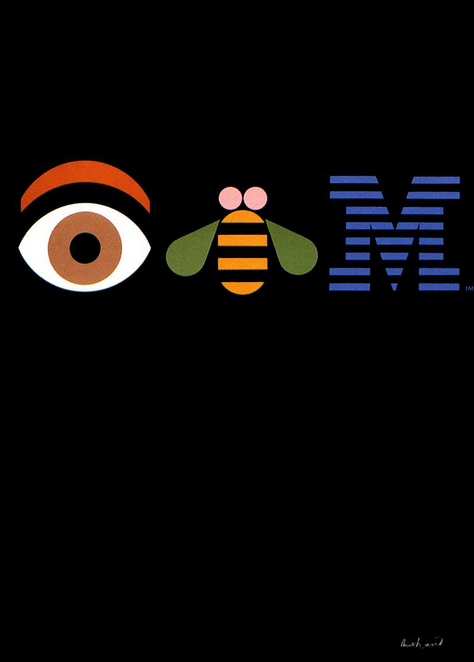 IBM logo design by Paul Rand.