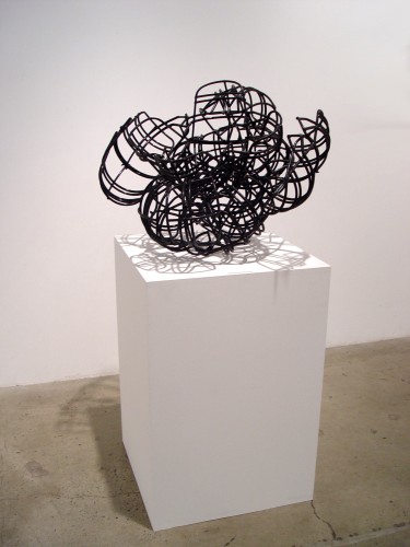 Michael Peterson, Lines of Scrimmage, 2014, football facemasks.