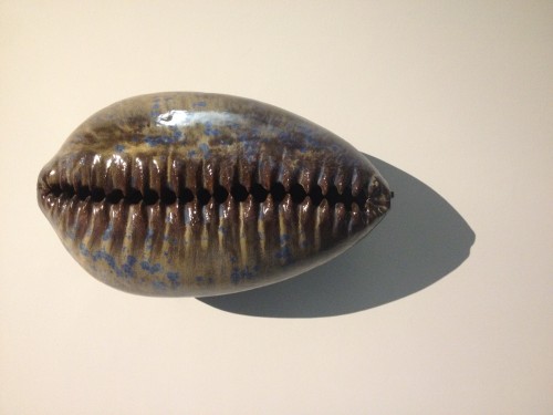 Simone Leigh, untitled, 2013; crystal glazed stoneware.  25 1/2 x 13 x 10 inches