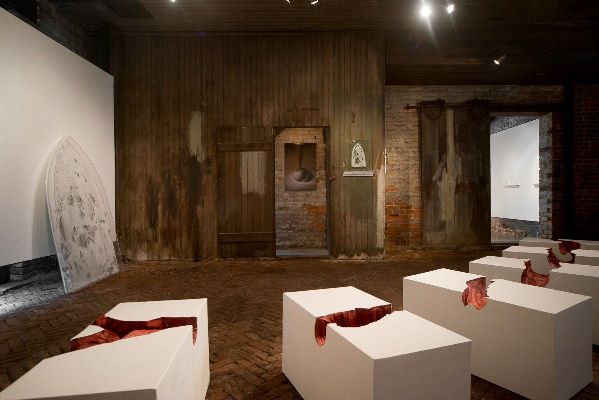 Installation View of Adrienne Outlaw's Sweet Demise