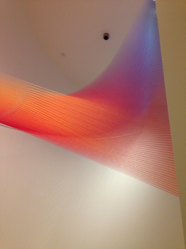 Gabriel Dawe, Plexus No. 27 (detail), string installation.