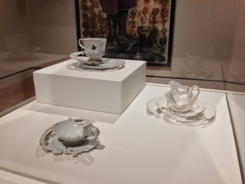 Elizabeth Alexander, hand-cut porcelain.