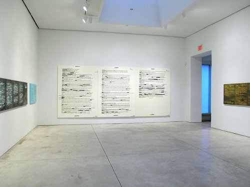 Jenny Holzer's exhibition "Archive" at Cheim & Read in New York in 2006. 