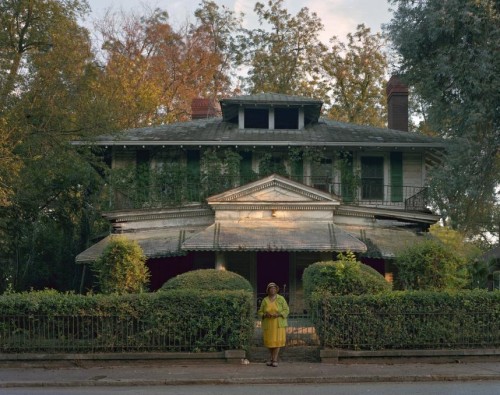 Andrew Moore, Mrs. Clara Hornsby, Twiggs St, 2014; archival pigment print, 50 by 60 inches. 