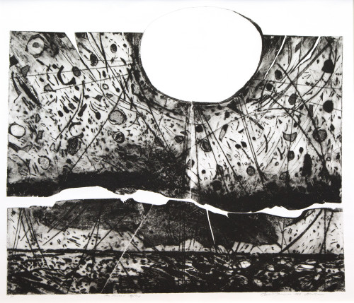 Mildred Thompson, The Second Mystery, 1989; etching, artist’s roof. 