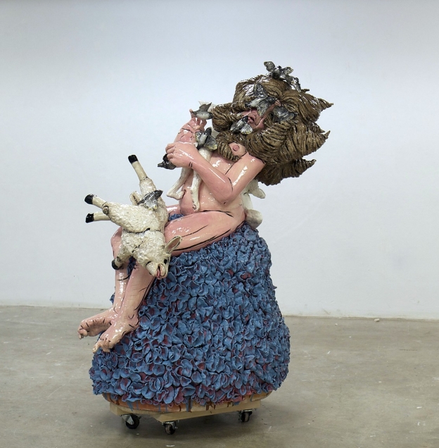 Andréa Keys Connell, and Then the Wind Blew, 2015 ceramic.
