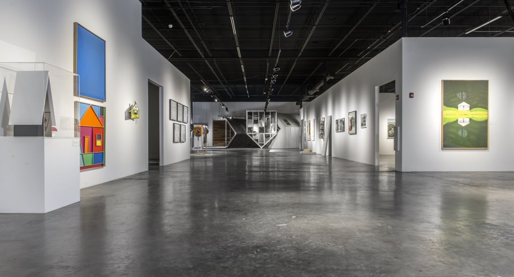 Installation view of the Wieland Collection at the wareHOUSE. 