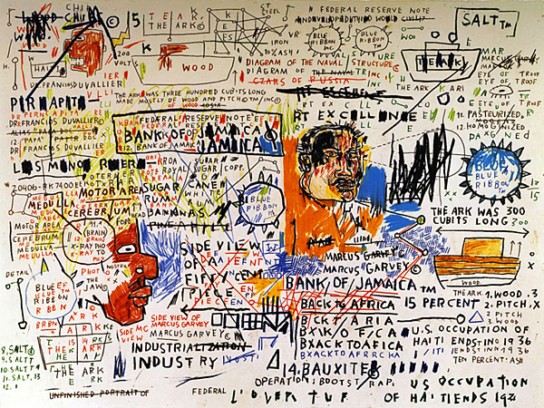 Basquiat's notebooks, the subject of an exhibition at the High Museum (organized by the Brooklyn Museum) are a visual record his active mind and creativity.