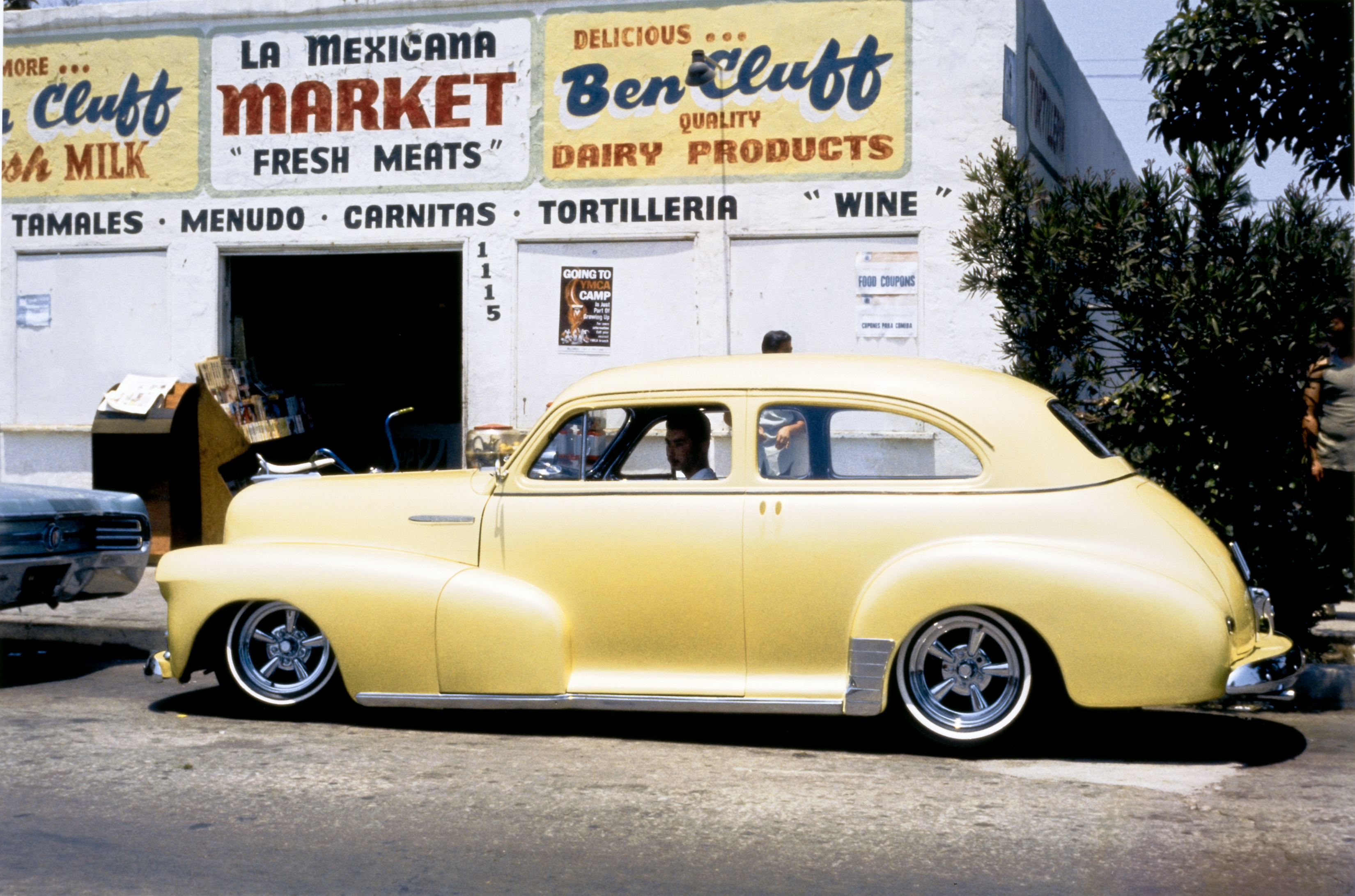 . Oscar R. Castillo. ’47 Chevy in Wilmington, California. 1972 (printed in 2012). Inkjet print. Image courtesy of the artist and the Smithsonian American Art Museum (Washington, DC). 