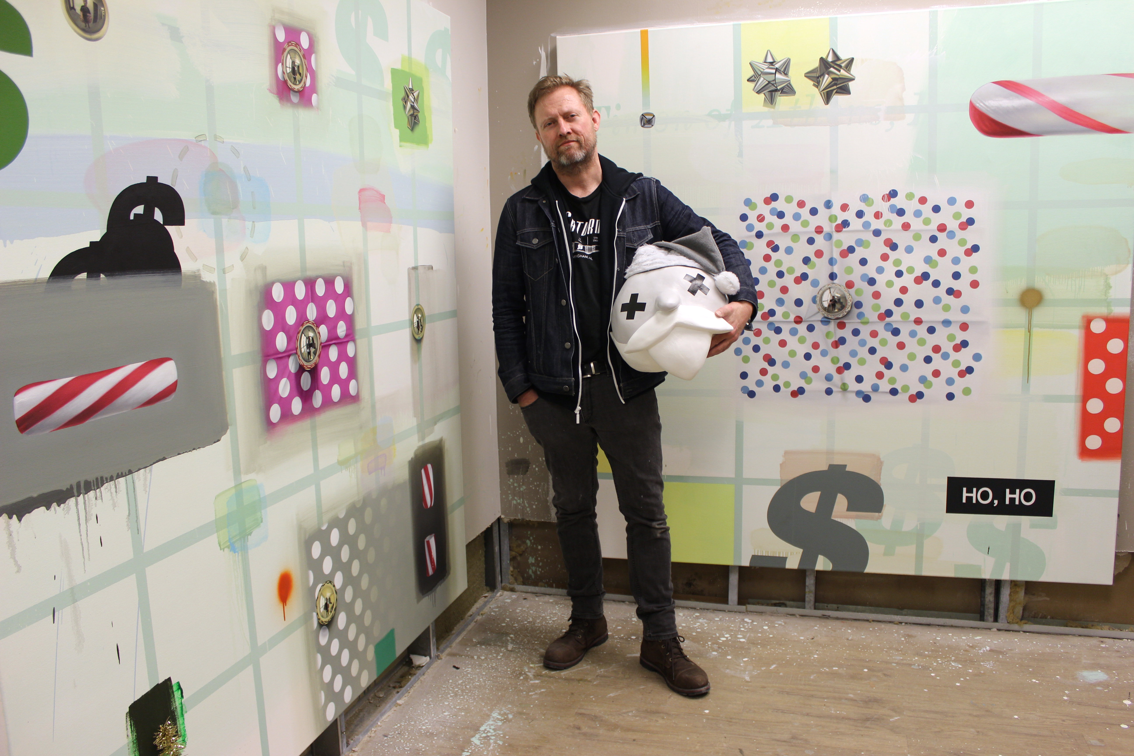 Craig Drennen in his Atlanta studio.