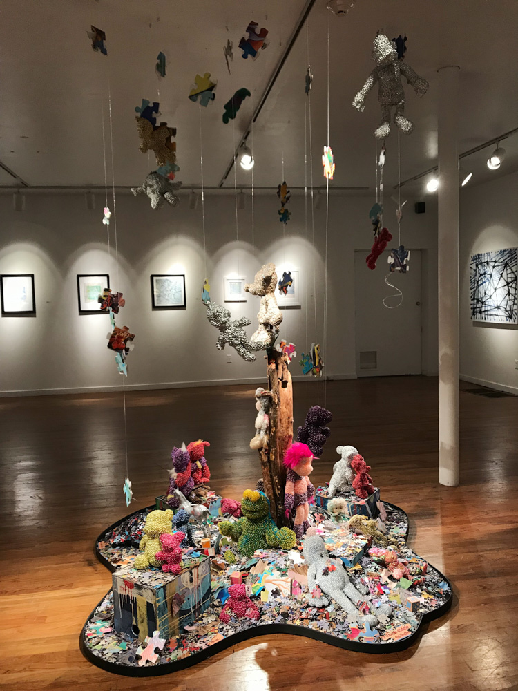 Jeffrey Wilcox Paclipan's "Radiant Toys" installation at Chastain Arts Center. (Photo: Chastain Arts Center)