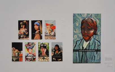 Images from Christin Mi's Snapchat account, printed with permission, in "Beyond Words"