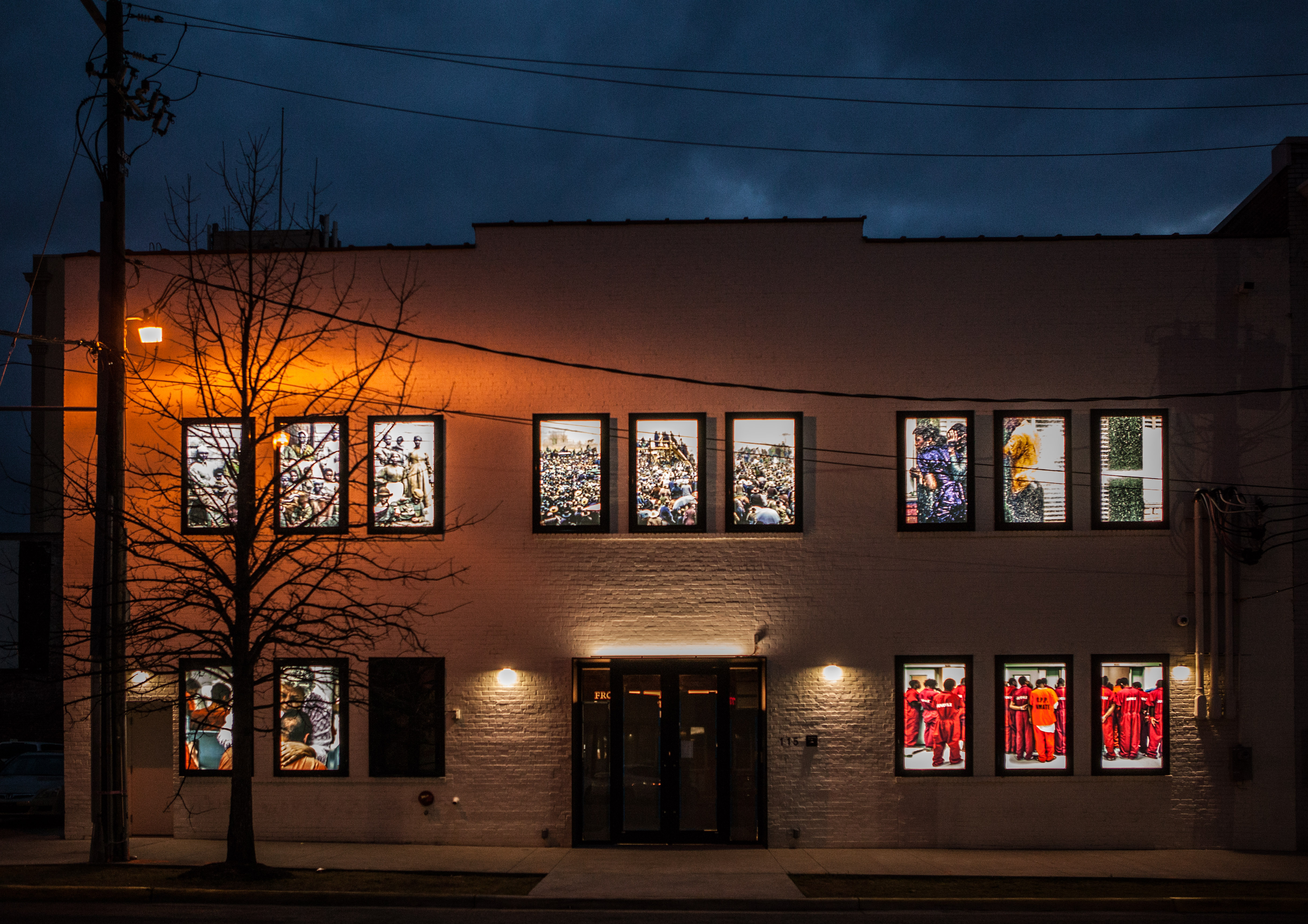 The exterior of the Legacy Museum in Montgomery,