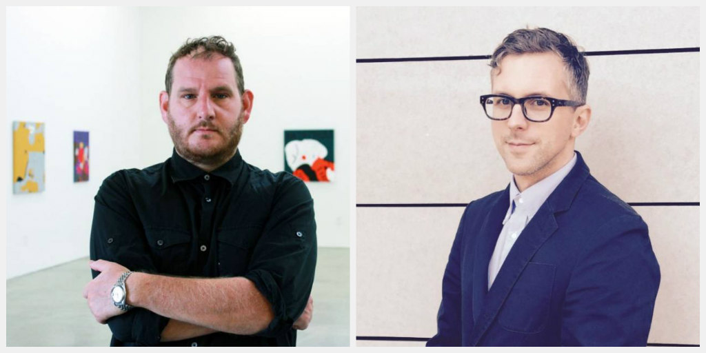 Atlanta Contemporary curator Daniel Fuller, left, will co-curate the 2019 Atlanta Biennial with Phillip March Jones, right, who is director at Andrew Edlin Gallery in New York. 