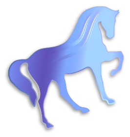 Sprakly Blue horse