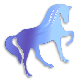 Sprakly Blue horse