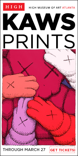 KAWS Prints now at the High Museum through March 27