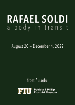 Rafael Soldi: A body in transit is now on view at the Frost Museum, Miami through December 4