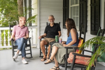 Interview with Brad Erickson and Brian Protheroe at South Porch in Summerville, South Carolina. Image by and courtesy of Piney Wood Atlas.