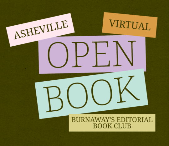 Open Book | November/December | Asheville + Virtual